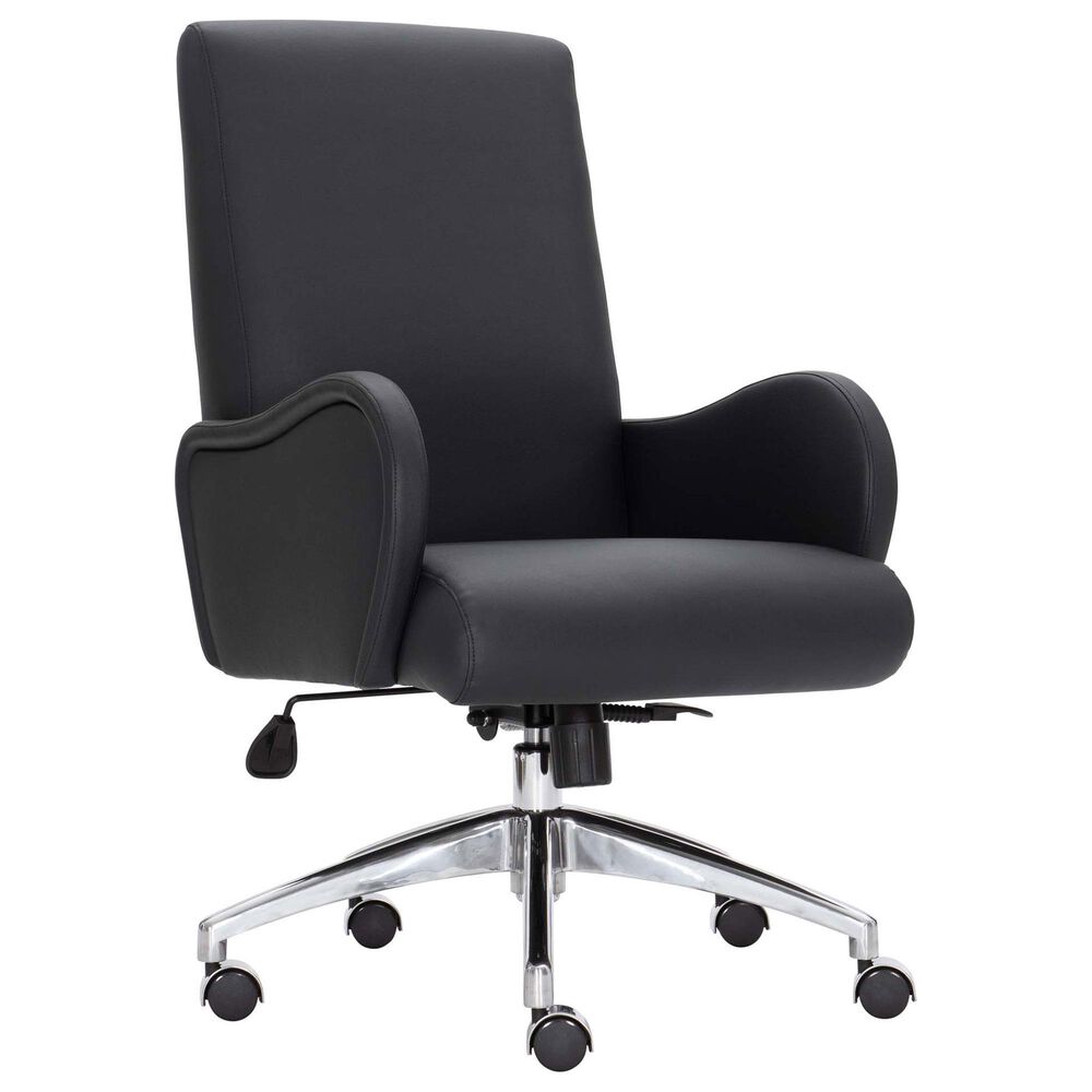 Bernhardt Patterson Office Chair in Black, , large