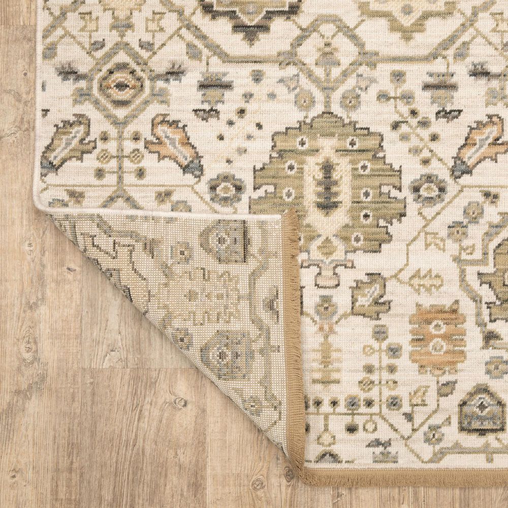 Oriental Weavers Acacia Ivory and Gold 2'6" x 10' Runner, , large