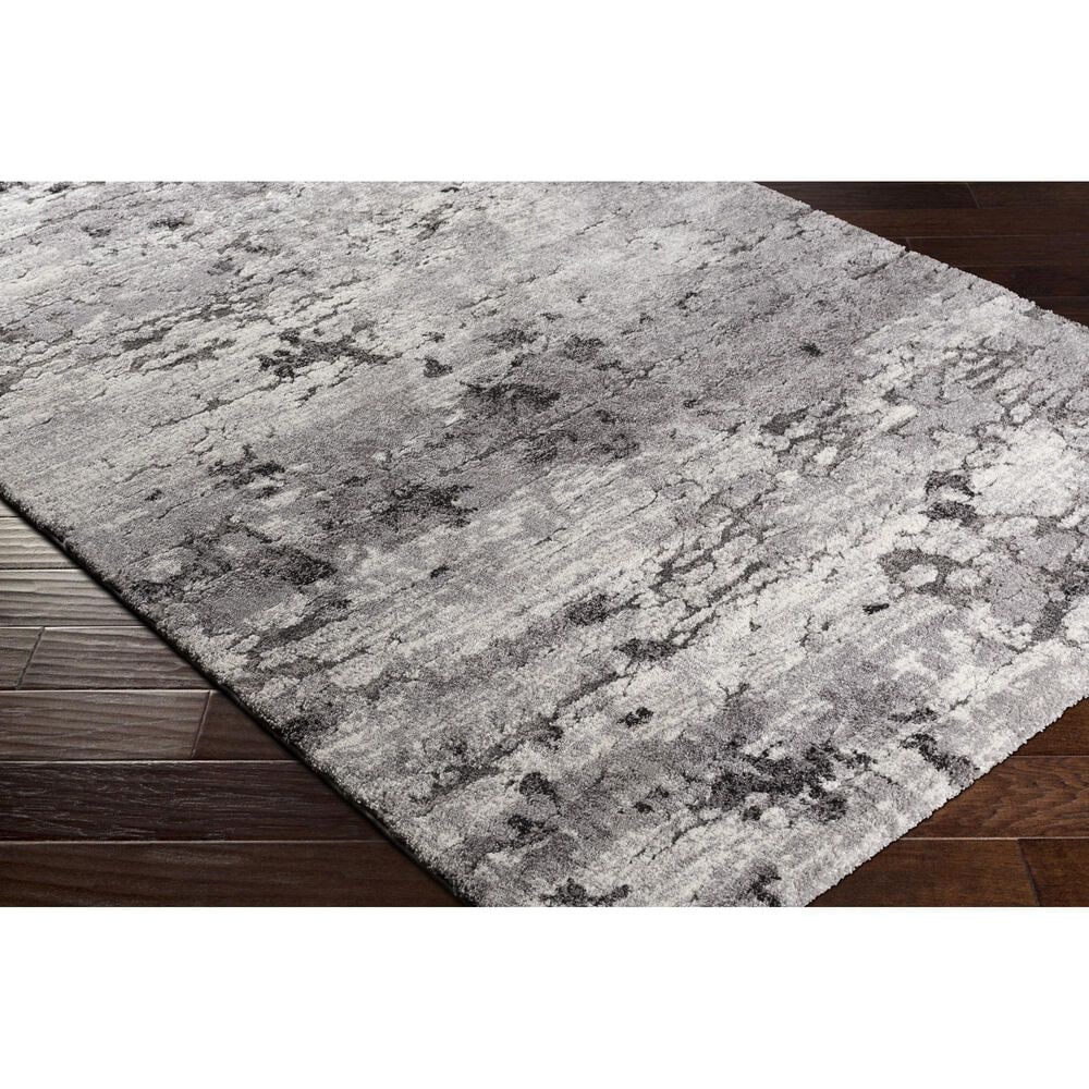 Surya Tuscany TUS-2310 12&#39; x 15&#39; Gray, Charcoal, Black and Ivory Area Rug, , large