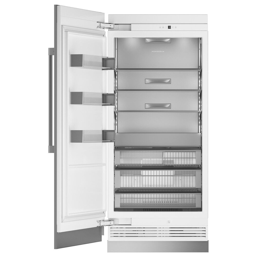 Monogram 21.2 Cu. Ft. Column Freezer with Adjustable Glass Shelves, , large