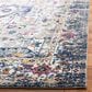 Safavieh Evoke EVK275G 5"1" x 7"6" Grey and Navy Area Rug, , large