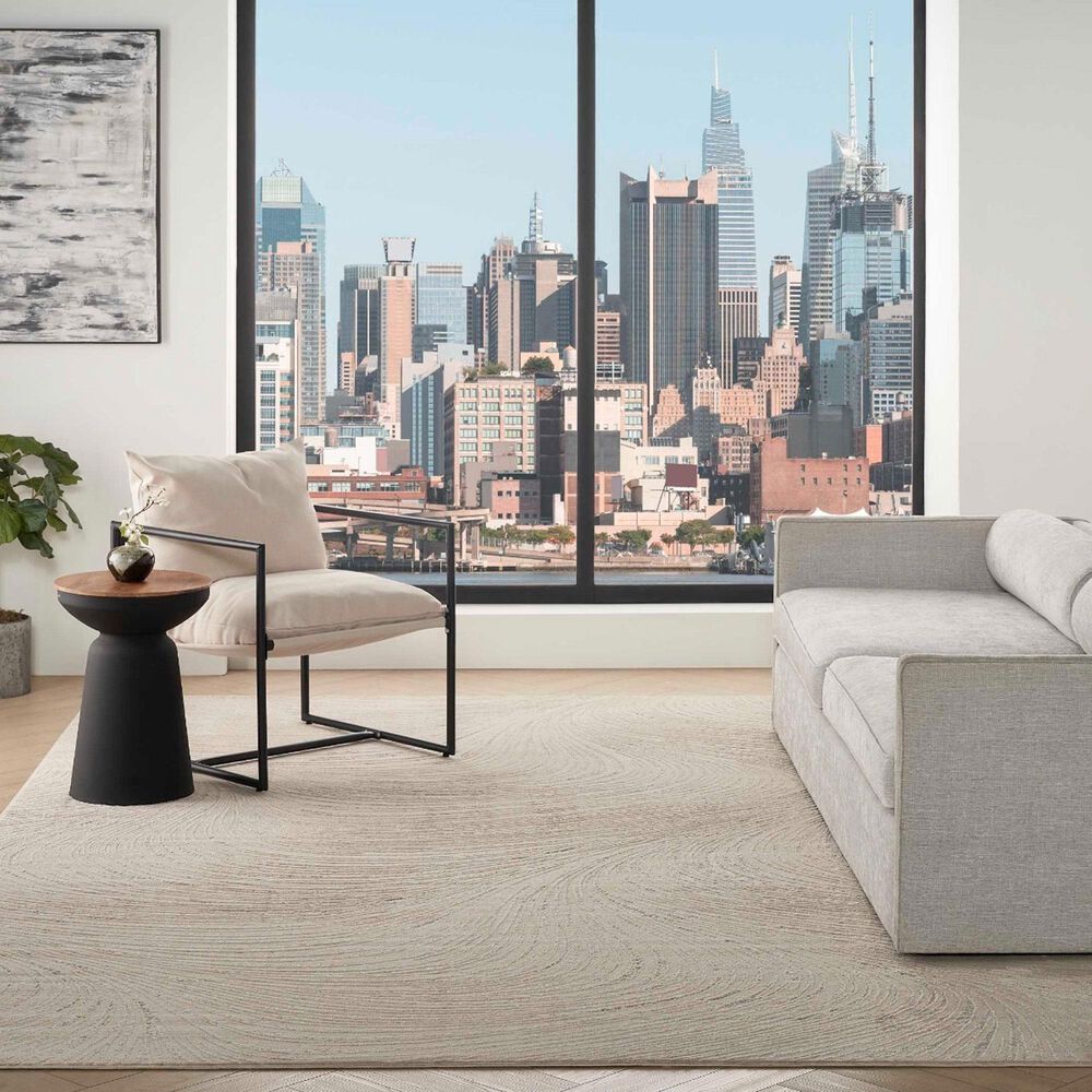 Nourison Central Park West CEP02 Beige 7&#39;10&quot; x 9&#39;10&quot; Area Rug, , large