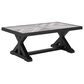 Ashley Beachcroft Rectangular Cocktail Table in Black and Light Gray, , large