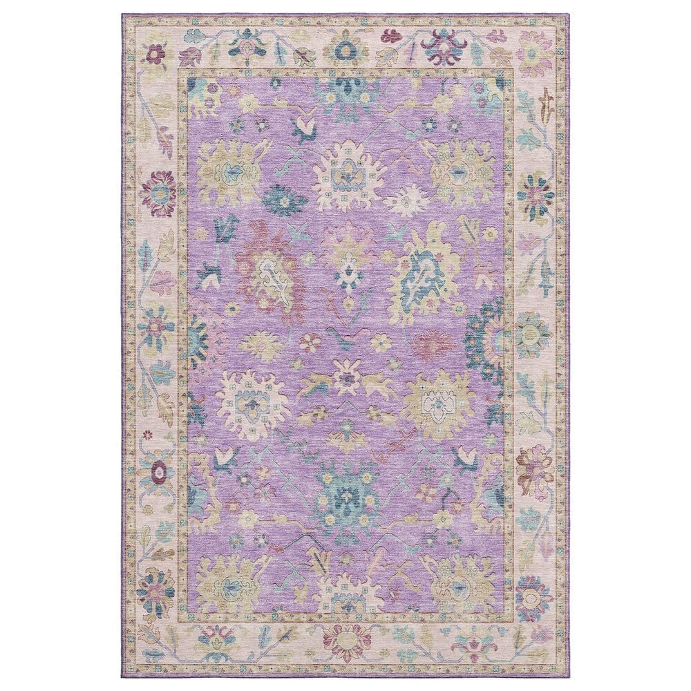 Dalyn Rug Company Hatay HY7 8" x 10" Purple Area Rug, , large