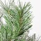 The Gerson Company 30" Pre-Lit Flocked Artificial Christmas Wreath with White LED Lights in Green, , large