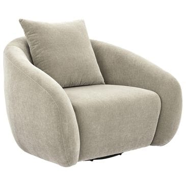 Ashley Yahya Swivel Accent Chair in Pebble, , large