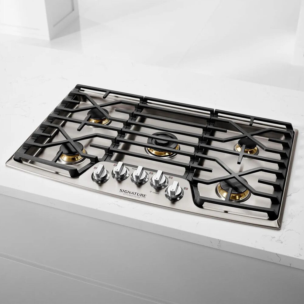 Signature Kitchen Suite 36" Gas Cooktop in Stainless Steel, , large