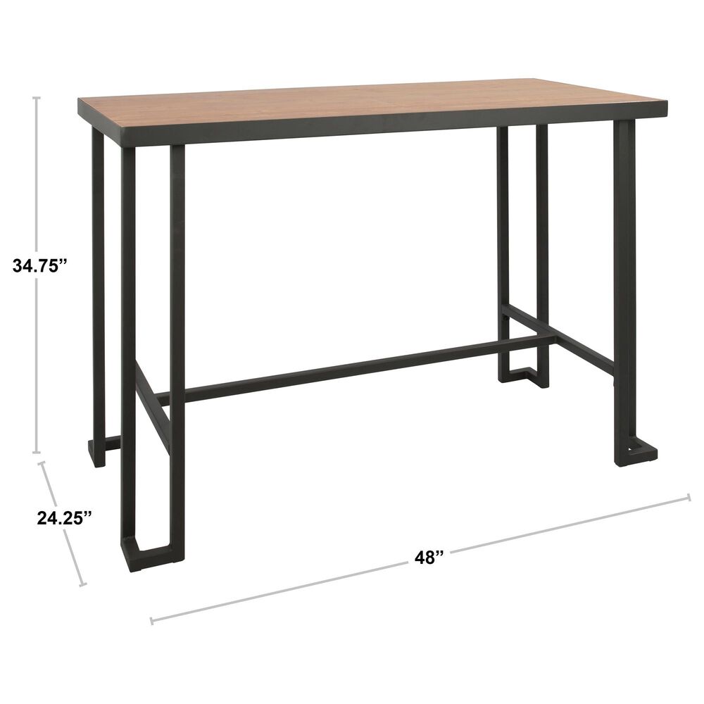 Lumisource Roman Counter Table in Brown/Grey, , large