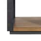 Mayberry Hill Breckenridge Square End Table in Light Oak and Black, , large