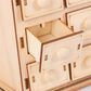 The Gerson Company Lighted Laser Cut Wood Holiday Scene Advent Calendar in Multicolor, , large
