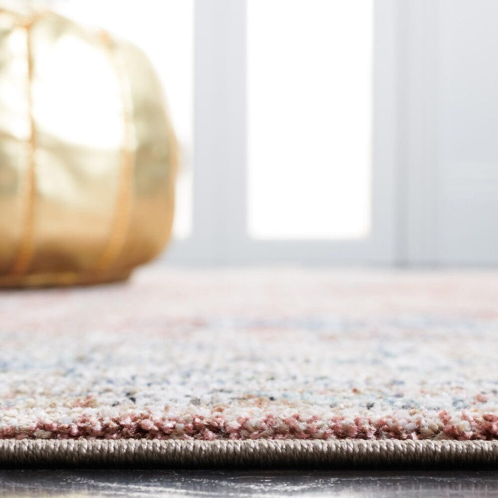 Safavieh Jasmine JSM338P 5&#39;3&quot; Square Rust and Blue Area Rug, , large