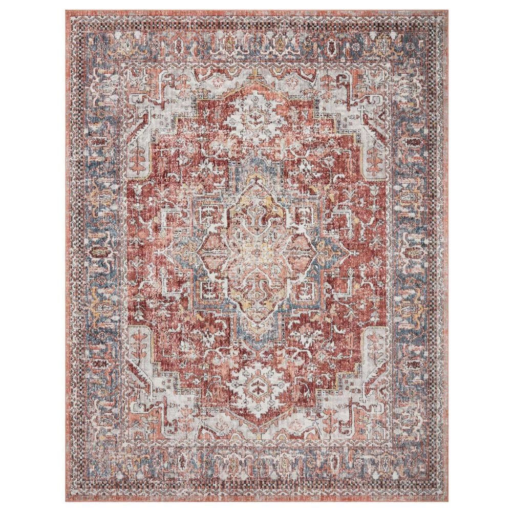 Loloi II Cassandra CSN-01 2"6" x 4" Rust and Multicolor Area Rug, , large