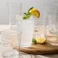 Gibson Home Great Fountains 16-Piece Glassware Set with Swirl Pattern in Clear, , large