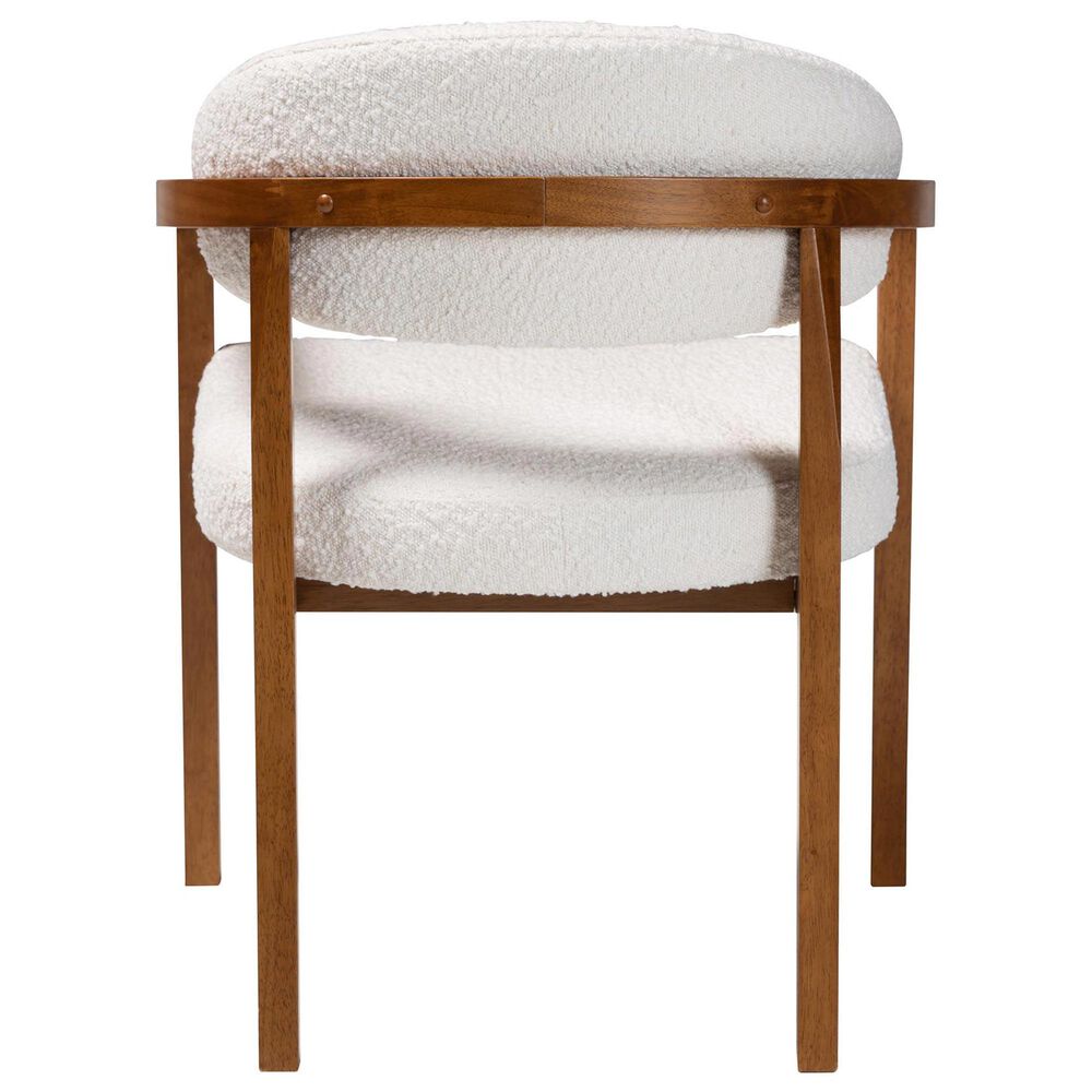 Baxton Studio Biana Arm Chair in Walnut Brown, , large