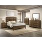 Crown Mark Lorraine King Panel Bed with Dresser and Nightstand in Brown, , large
