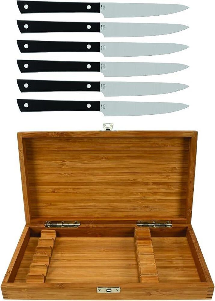 Kai 6-Piece Steak Knife Set in Stainless Steel, , large