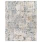 Surya Laila  5"3" Round Light Gray, Navy, Camel, Wheat and Charcoal Area Rug, , large