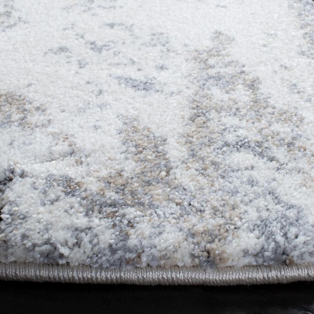 Safavieh Cyrus Shag CYR120G 6&#39;7&quot; Round Grey and Beige Area Rug, , large