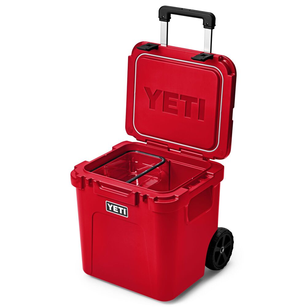 YETI Roadie 48 Wheeled Hard Cooler in Rescue Red, , large