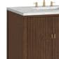 James Martin Vanities Myrrin 72" Double Bathroom Vanity in Mid-Century Walnut with 3 cm Eternal Jasmine Pearl Silestone Top, Rectangular Sinks and FreePower Wireless Charger, , large