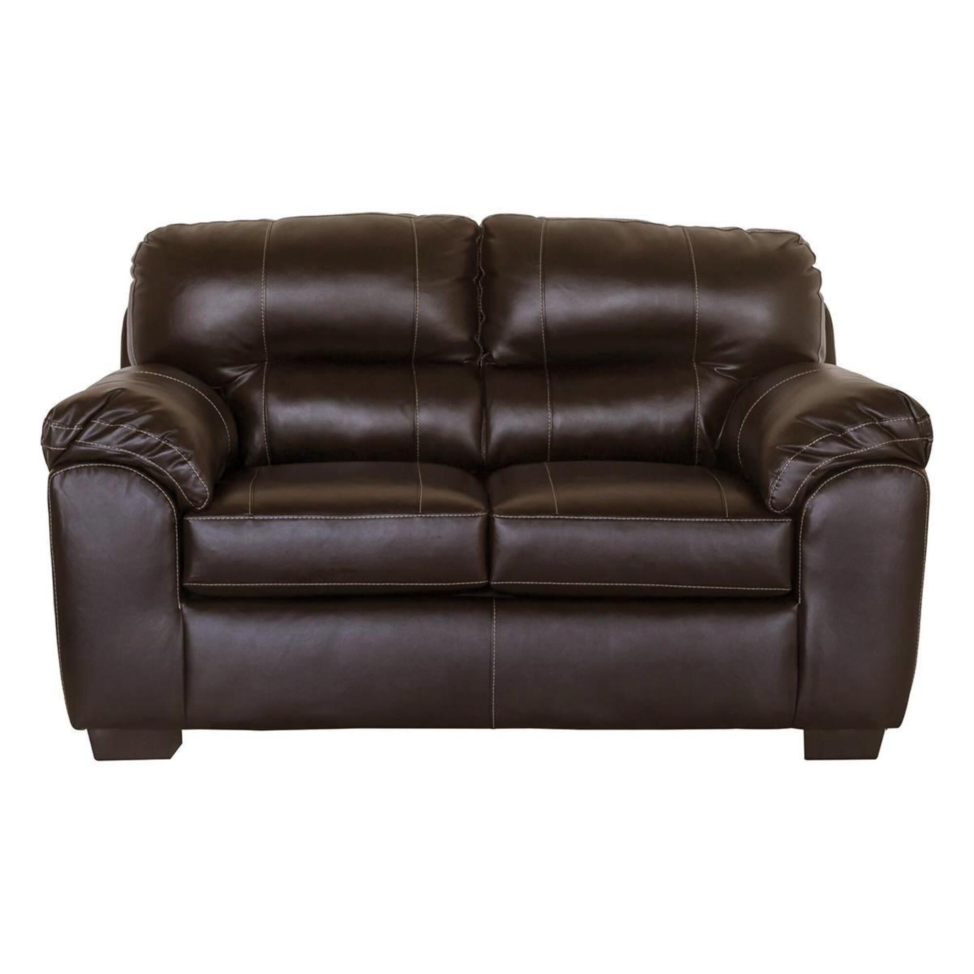 Arapahoe Home Austin Sofa and Loveseat Set in Chocolate | Nebraska