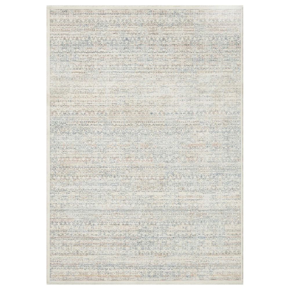 Amber Lewis x Loloi Zuma 11"6" x 15"7" Ivory and Multicolor Area Rug, , large