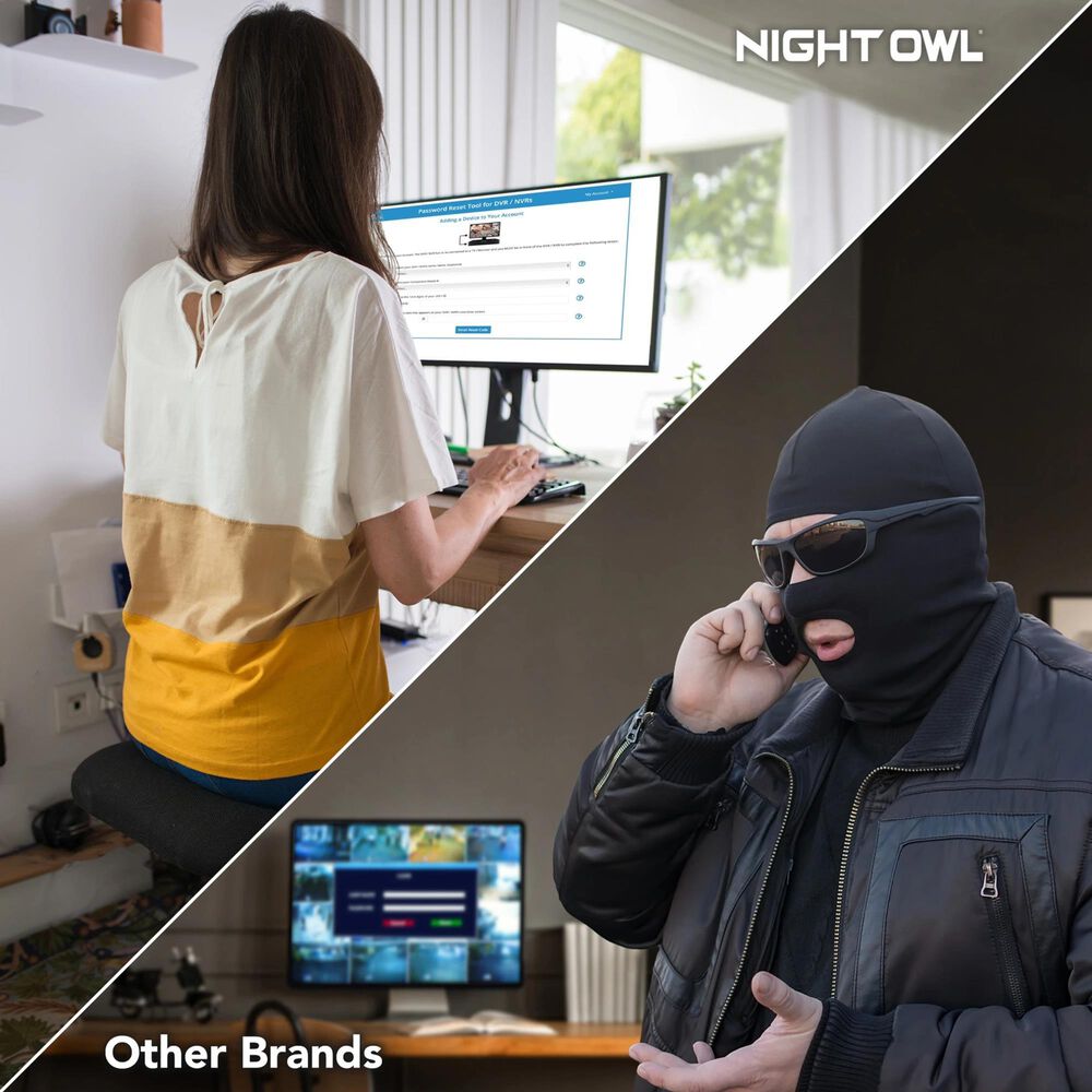 Night Owl 2-Way Audio 12 Channel DVR Security System with 1TB Hard Drive and 4 Wired 2K Deterrence Cameras, , large