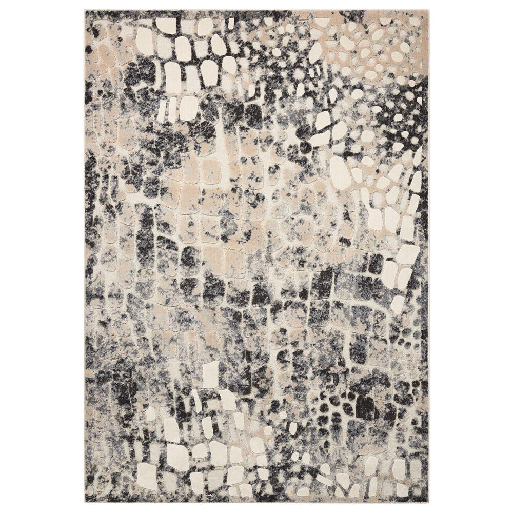 Nourison Gleam MA604 7"10" x 10"6" Flint Area Rug, , large