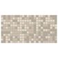 Dal-Tile Keystones Almond Blend 1" x 1" on 12" x 24" Porcelain Mosaic Sheet, , large