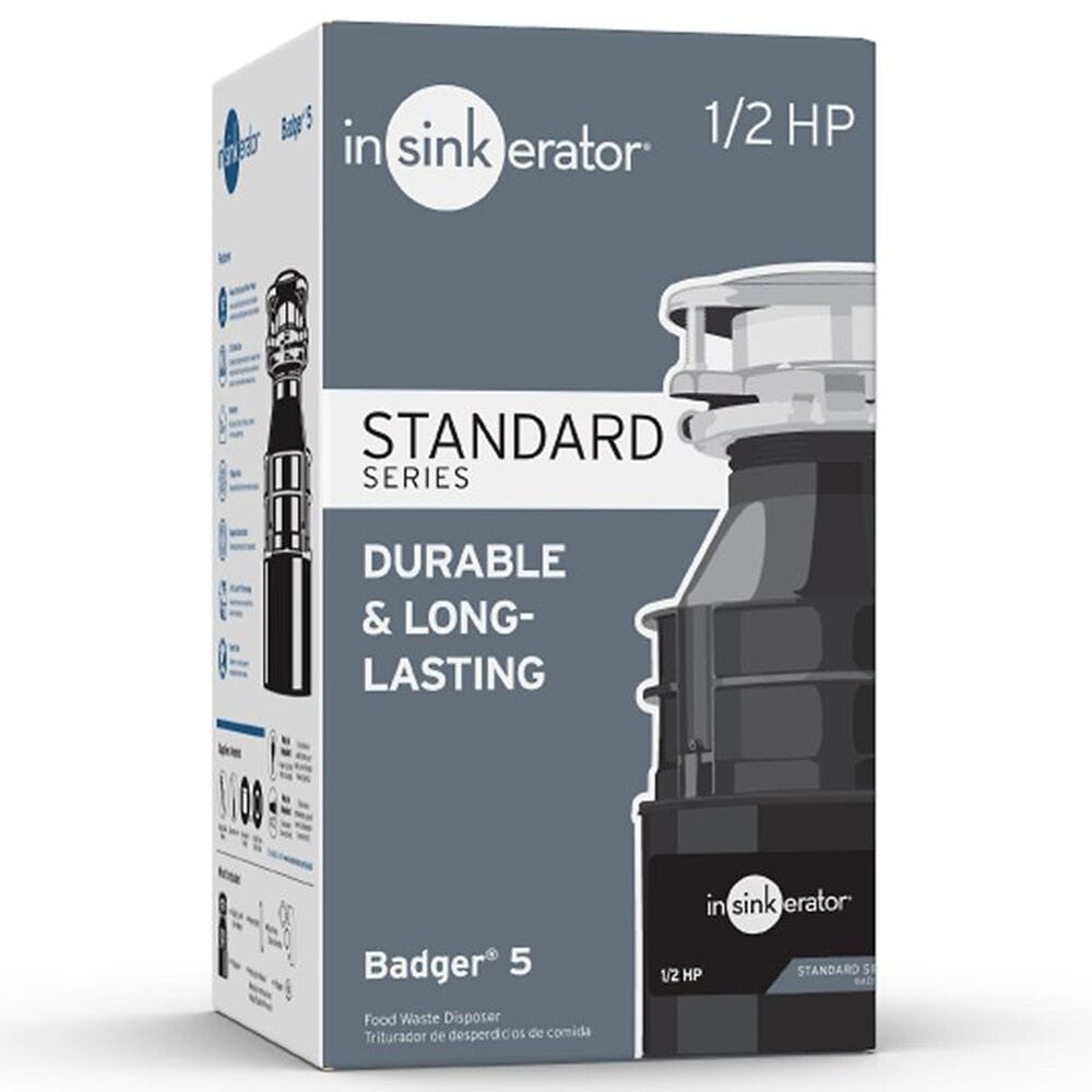 InSinkerator Badger 5 1/2 HP Garbage Disposal with Cord in Waterborne Gray Enamel, , large
