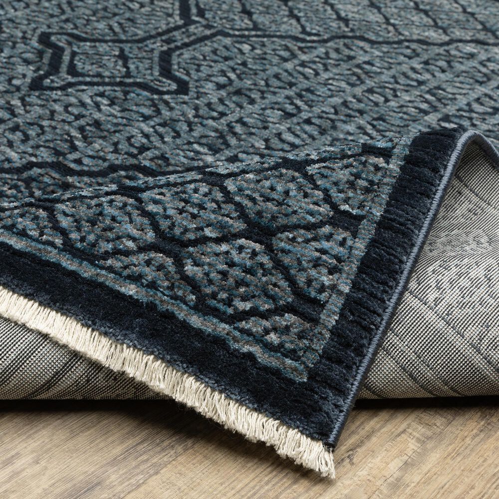 Oriental Weavers Capella Oriental Blue 6&#39;7&quot; x 9&#39;6&quot; Area Rug, , large