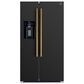 Forno Salerno 20 Cu. Ft. Side-By-Side Refrigerator in Black, , large