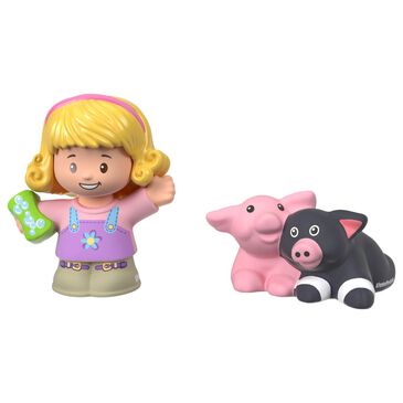 Little People Lifeguard Emma and Piglets Figure in Purple, Pink and Black, , large