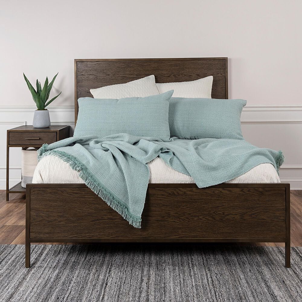 Rizzy Home Donny Osmond 3-Piece Twin Wedding Blanket in Teal, , large