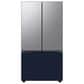 Samsung Bespoke Bespoke 3-Door French Door Refrigerator Top Panel in Stainless Steel, , large