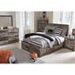 Ashley Derekson Full Panel Bed with 6 Storage Drawers in Multi Gray, , large