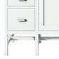 James Martin Vanities Addison 48" Single Bathroom Vanity in Glossy White with 3 cm Parisien Bleu Quartz Top and Rectangular Sink, , large