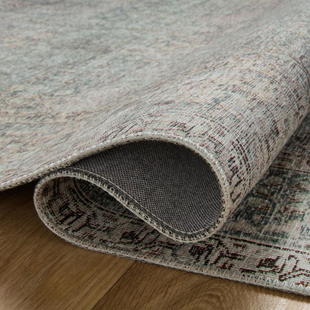 Chris Loves Julia x Loloi Jules 2&#39; x 5&#39; Emerald and Antique Ivory Runner, , large