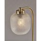 37B Natasha Table Lamp in Antique Brass and White, , large