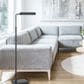 Cal Lighting Delray Floor Lamp in Charcoal Grey, , large