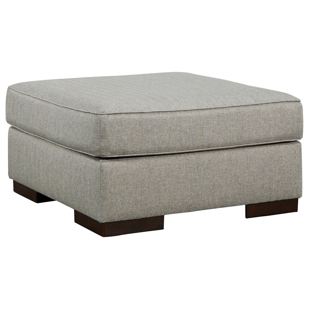 Signature Design by Ashley Marsing Nuvella Oversized Accent Ottoman in Slate, , large