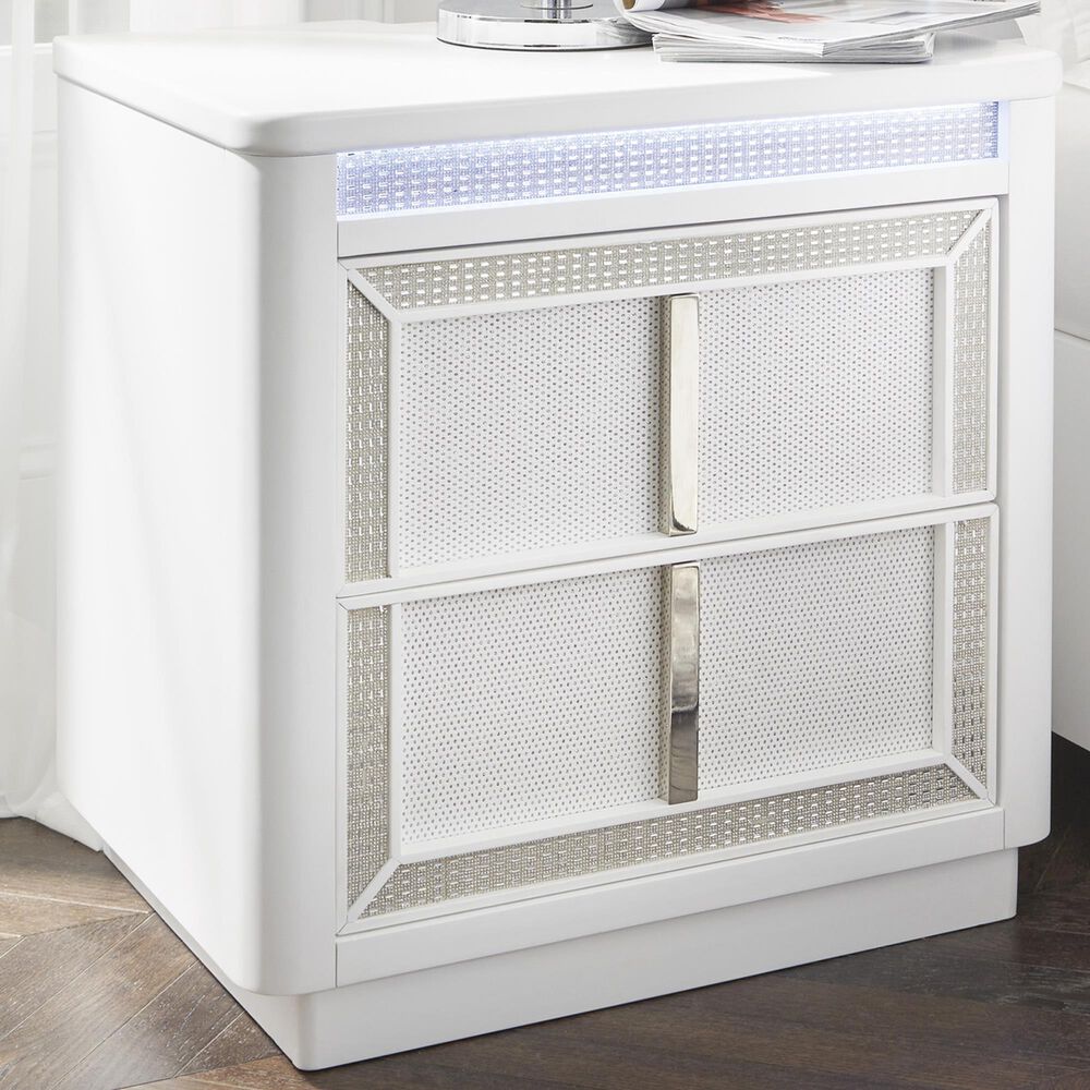 Millenium Chalanna 2-Drawer Nightstand in White, , large
