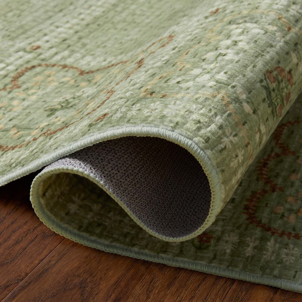 Rifle Paper Co. x Loloi Orchard Green and Multicolor 7'6" x 9'6" Area Rug, , large