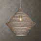 Uttermost Sigh 1-Light Pendant in Antique Brass, , large