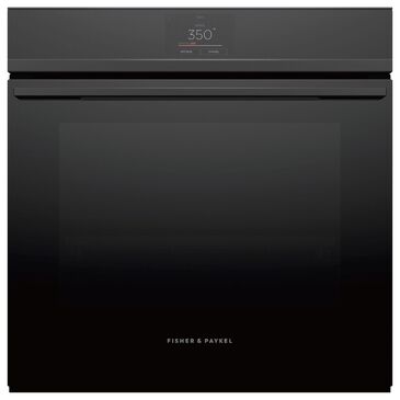 Fisher and Paykel 24" Electric Single Wall Oven with Electronic Touch Control in Black, , large
