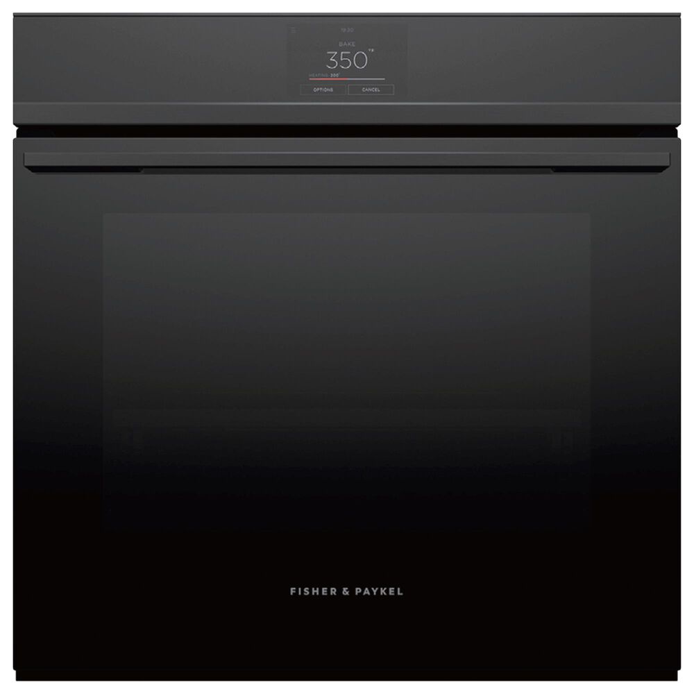 Fisher and Paykel 24" Electric Single Wall Oven with Electronic Touch Control in Black, , large