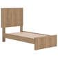 Ashley Gramburg Twin Panel Platform Bed in Warm Brown, , large