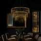 Golden Lighting Lucerna 3-Tier 1-Light LED Chandelier in Gold, , large