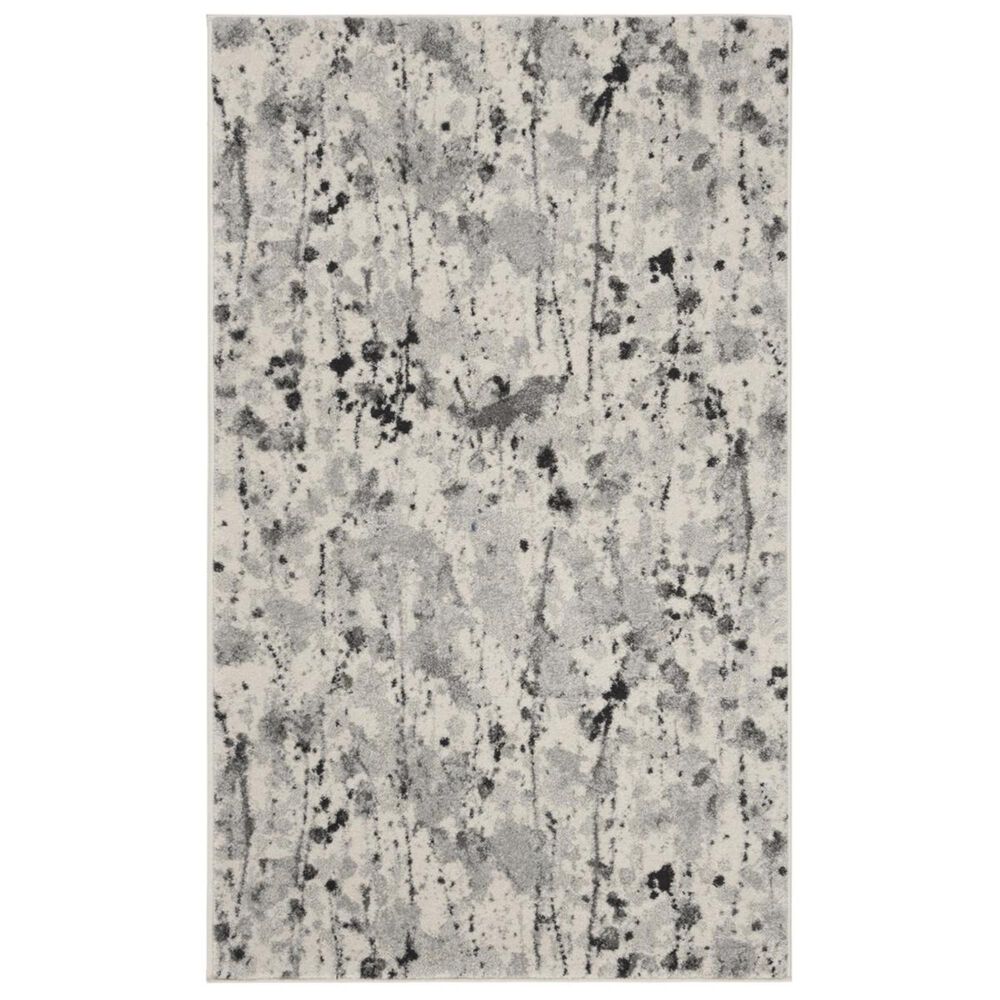 Safavieh Evoke EVK284F 3&#39; x 5&#39; Ivory and Grey Area Rug, , large