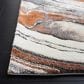 Safavieh Cyrus Shag CYR134F CYRUS SHAG 6"7" x 9"2" Grey and Rust Area Rug, , large